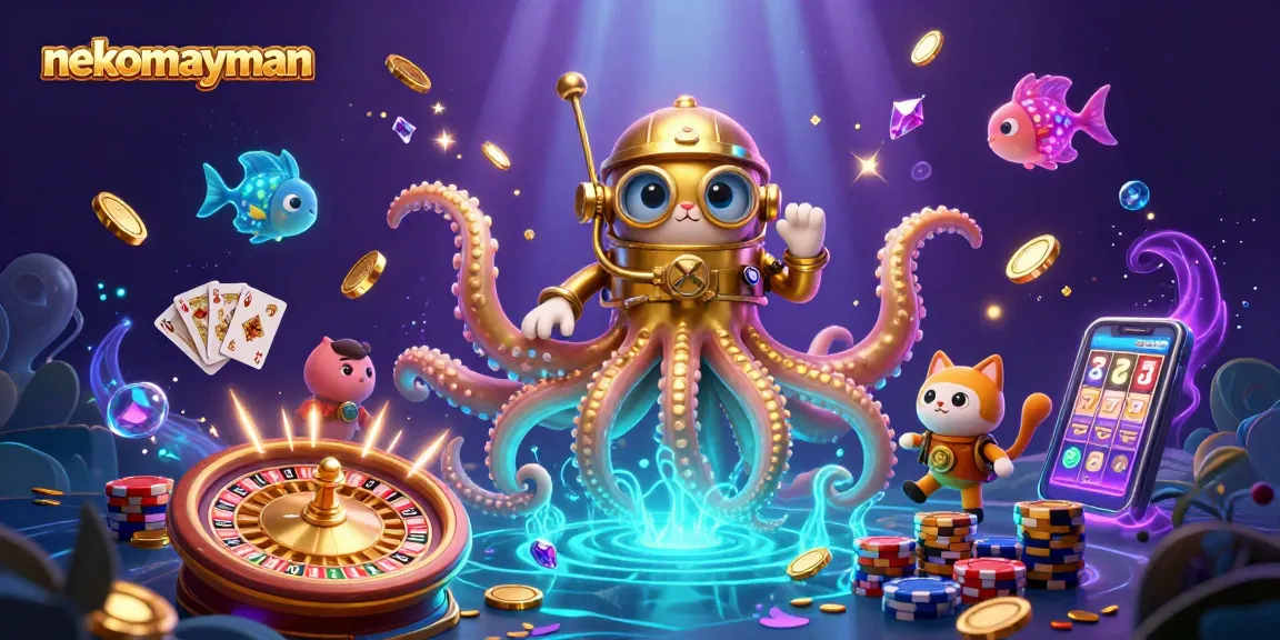 Experience Neko May Mắn with golden wins and vibrant gameplay amidst dynamic 3D illustrations.