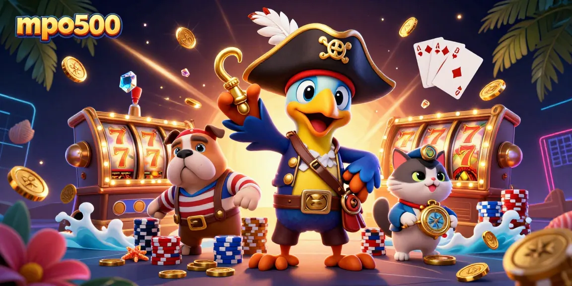 MPO500 captivates gamblers with dynamic slot action, vibrant colors, and engaging characters, offering an exciting online casino experience.