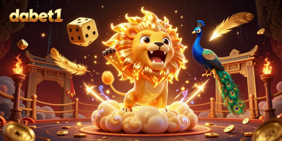 dabet1 invites players to experience thrilling adventures in a vibrant casino scene.