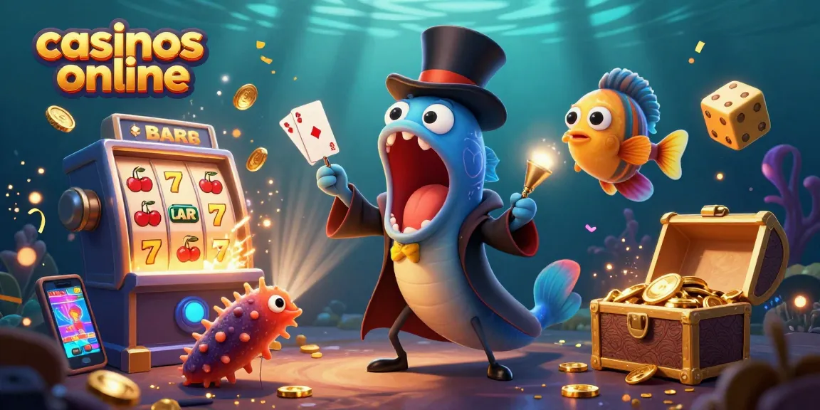 Los casinos online ofrecen magia con un pez borrón y un pez anguila en acción.