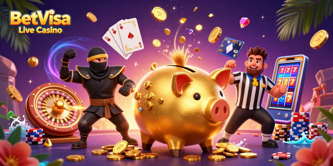Experience the excitement at BetVisa Live Casino with dynamic gaming action and vibrant visuals.