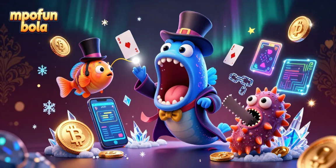 Experience the magic of mpofun bola with a vibrant underwater casino scene featuring imaginative creatures.