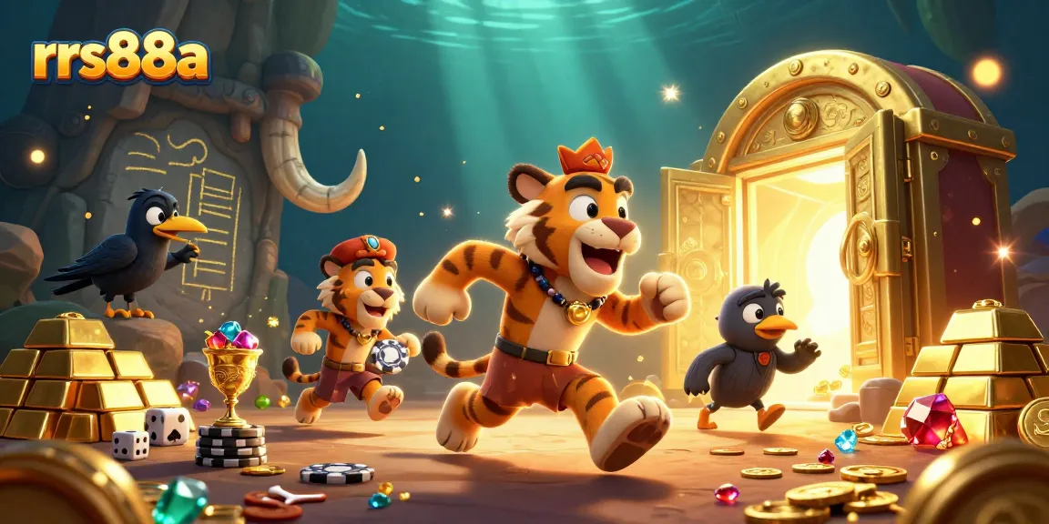 Experience thrilling gaming at rrs88a with a dynamic prehistoric casino scene.