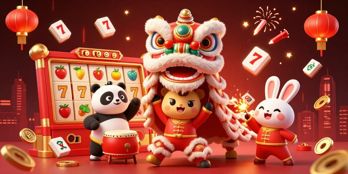 Experience unforgettable gaming action with wangsa88 featuring vibrant 3D lion dance and slot elements.