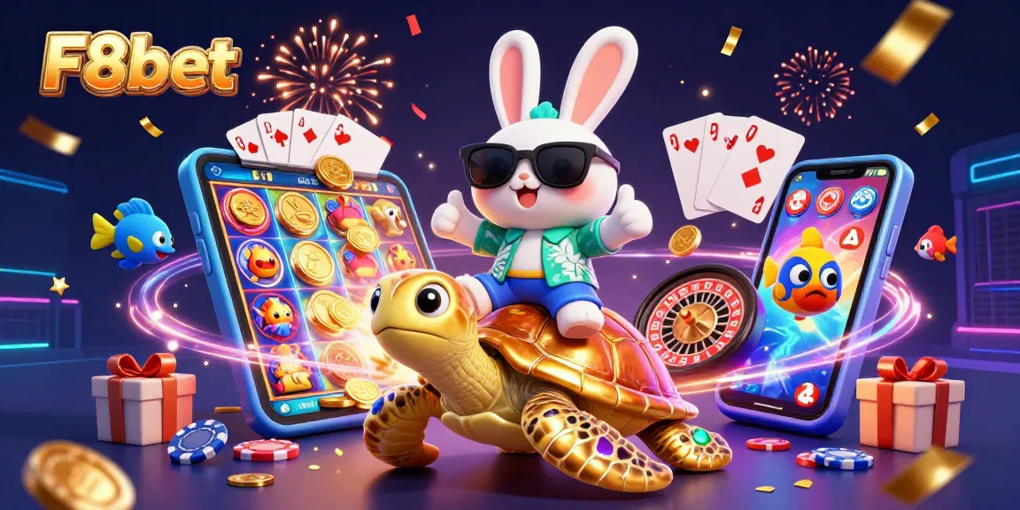 Spin the reels and win big with F8bet in this vibrant casino scene!