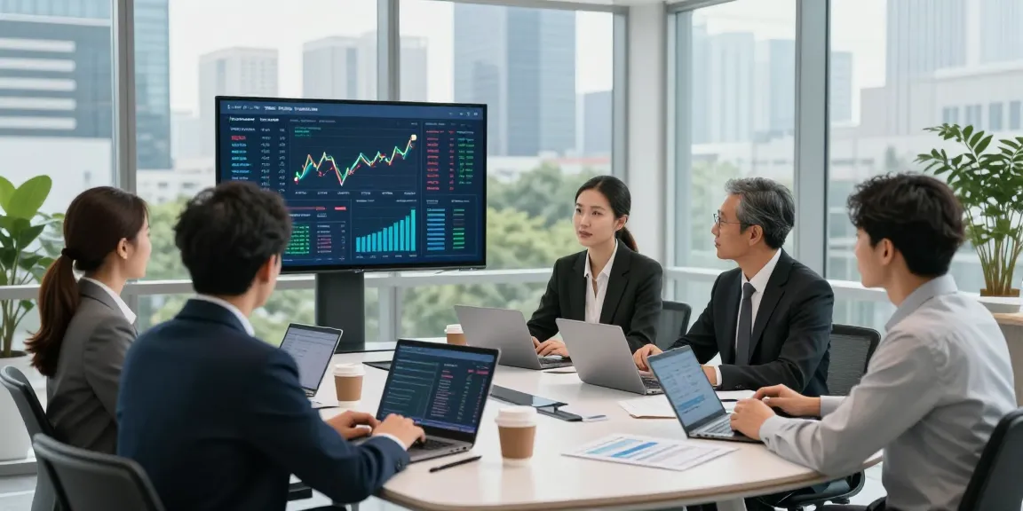 Collaboration d'une équipe professionnelle sur des stratégies bancaires numériques avec CIBC.