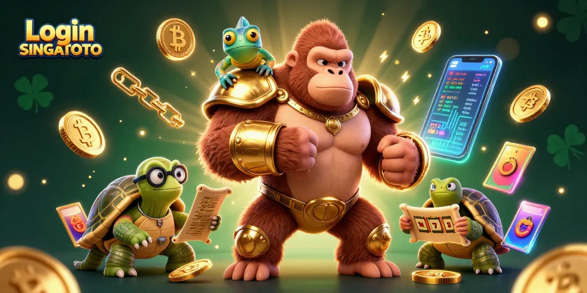 Login SINGATOTO memimpin petualangan kasino dengan slot keberuntungan dan simbol kemenangan.