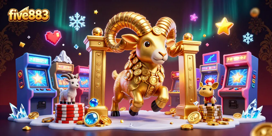 Join the fun at five883 with a dynamic 3D casino adventure featuring colorful arcade games and golden rewards.