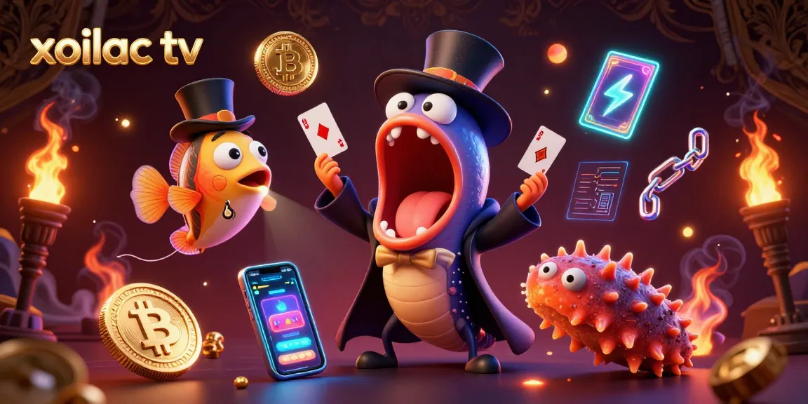 Xoilac TV brings exciting live betting experiences for soccer fans with vibrant casino-themed visuals.