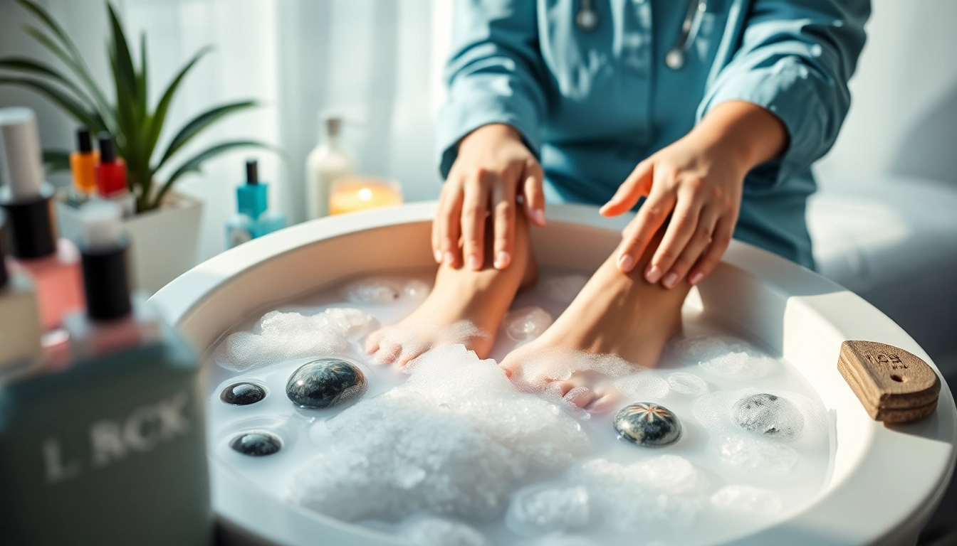 Experience rejuvenating pedicures services in Carolina Beach with calm ambiance and expert care.