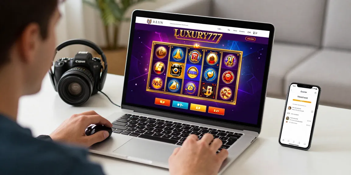 Pengguna menikmati Cara Login LUXURY777 dengan antarmuka permainan yang colorful dan interaktif.